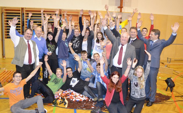 weltrekord domino event 2013 gruppe 02