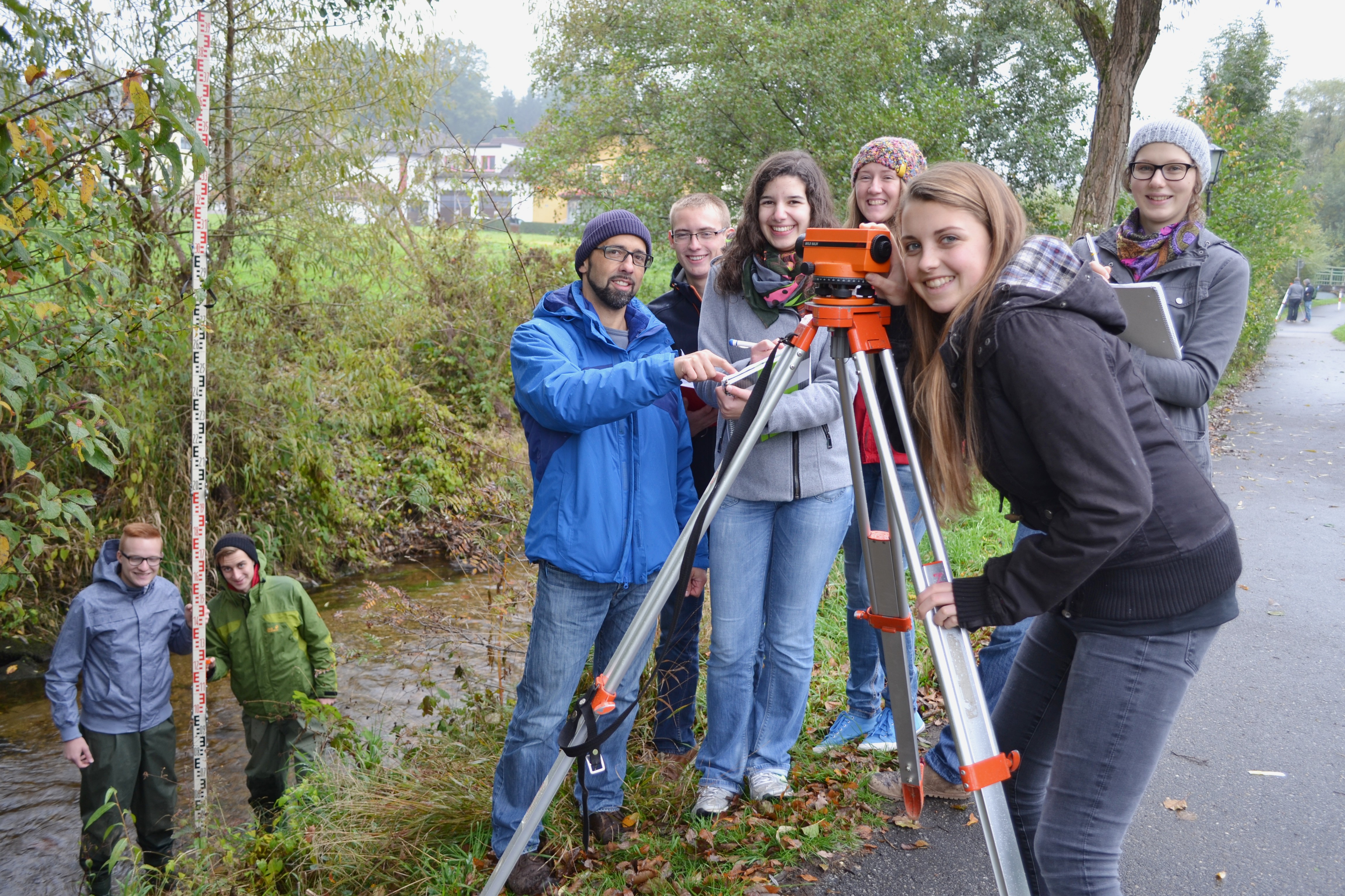 profilaufnahme bach yspertal HLUW oktober 2015